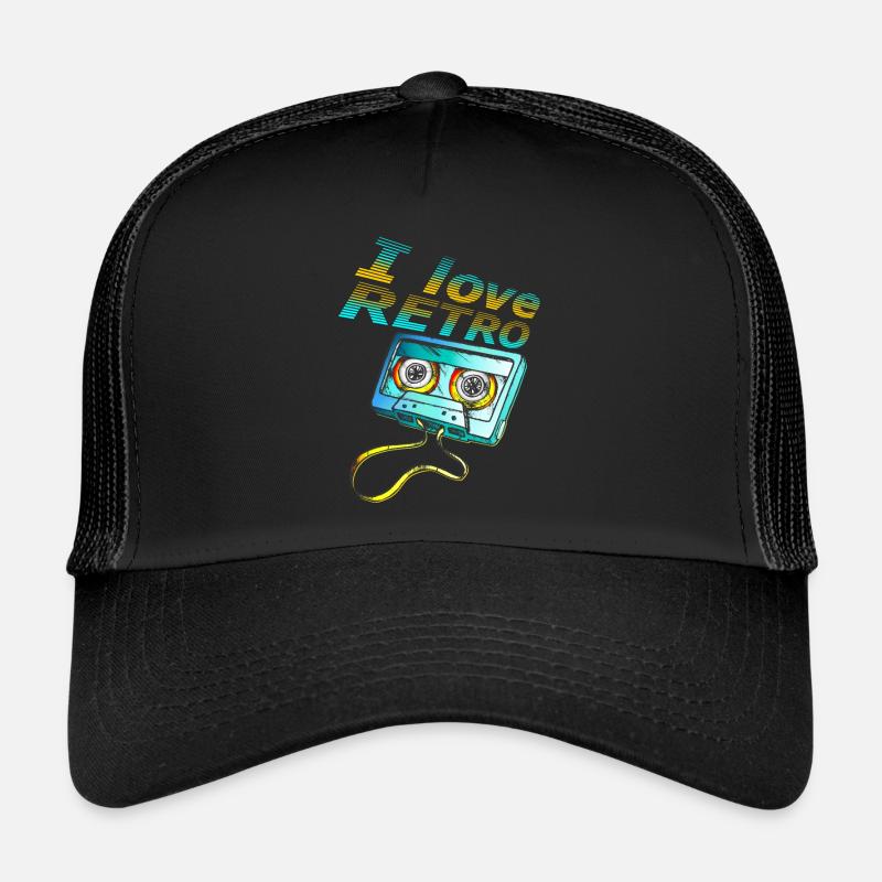 i love retro Trucker Cap