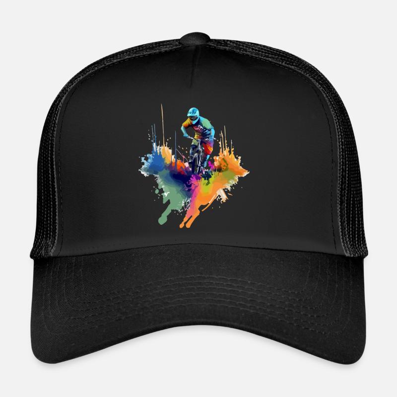 VTT Loic - Casquette trucker  - noir/noir