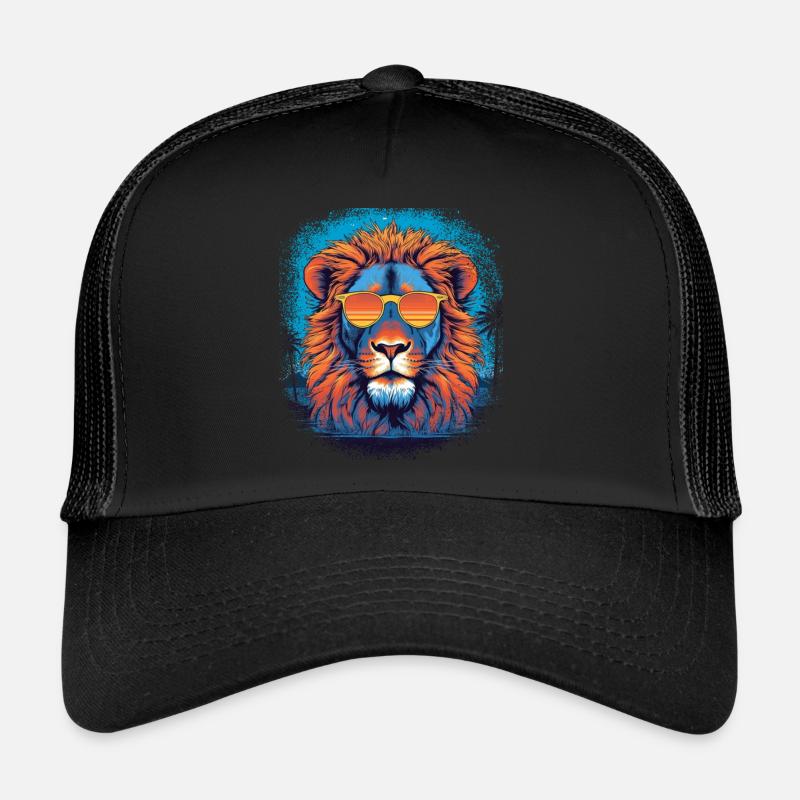 anniversaire cadeau idée lion déclaration humour Casquette trucker 