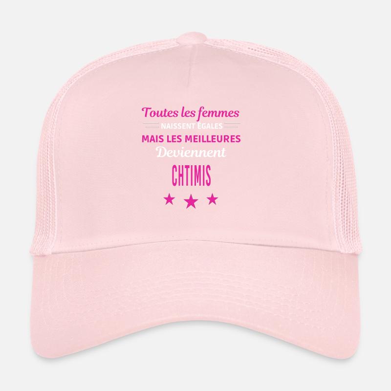 femmes naissent les meilleurs chtimis Casquette trucker 