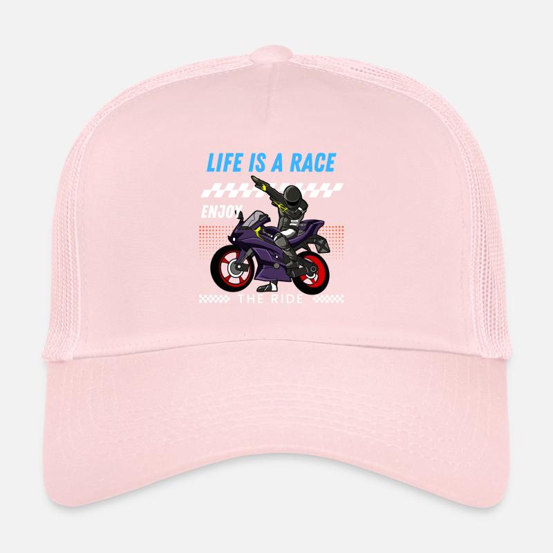 La vie est une course, profitez de la balade Casquette trucker 