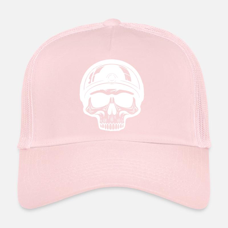 Skeleton Biker Casquette trucker 