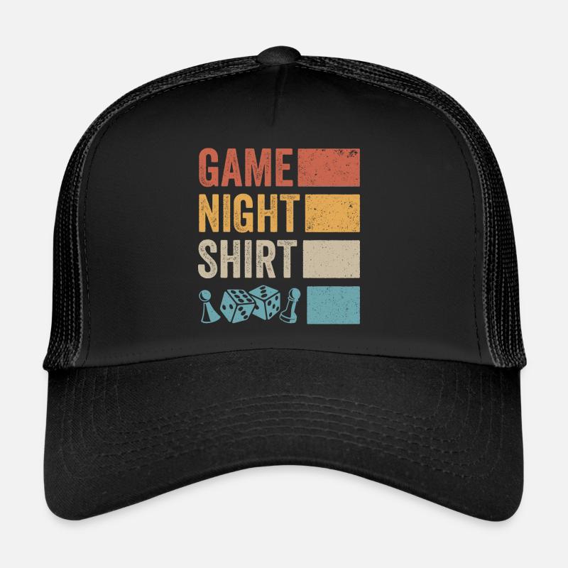 Game Night Shirt Broad Game Casquette trucker 