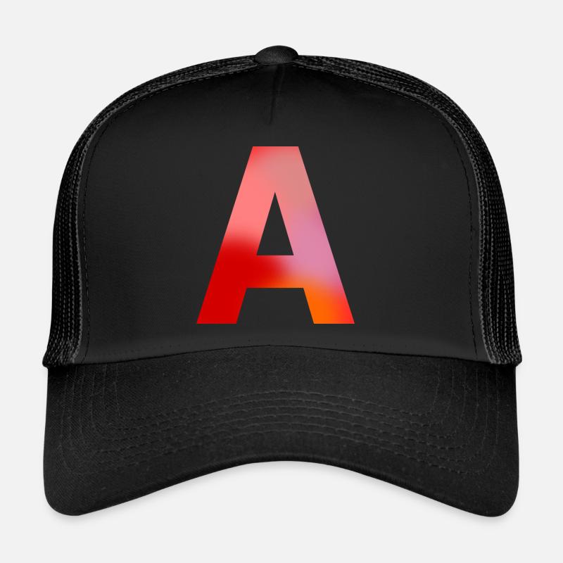 Letter A Trucker Cap