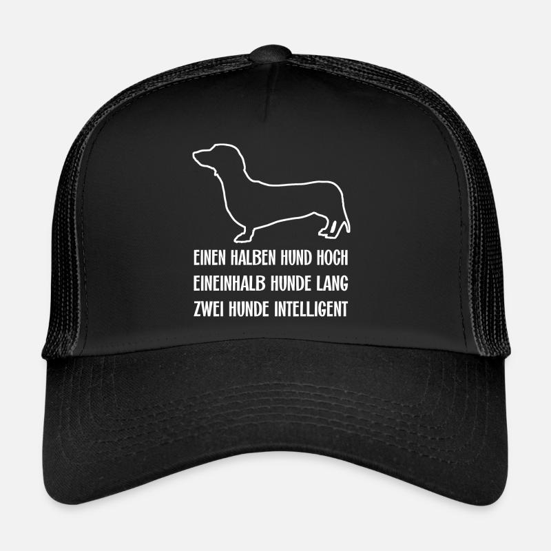 Schlauer intelligenter Dackel ich liebe Dackel Trucker Cap