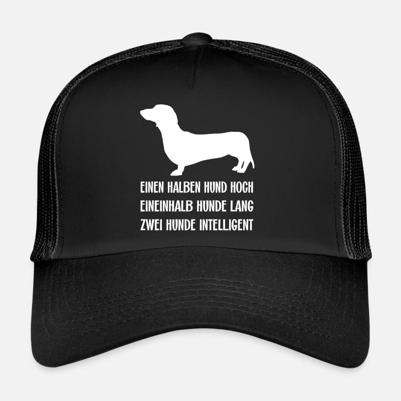Schlauer intelligenter Dackel ich liebe Dackel Trucker Cap