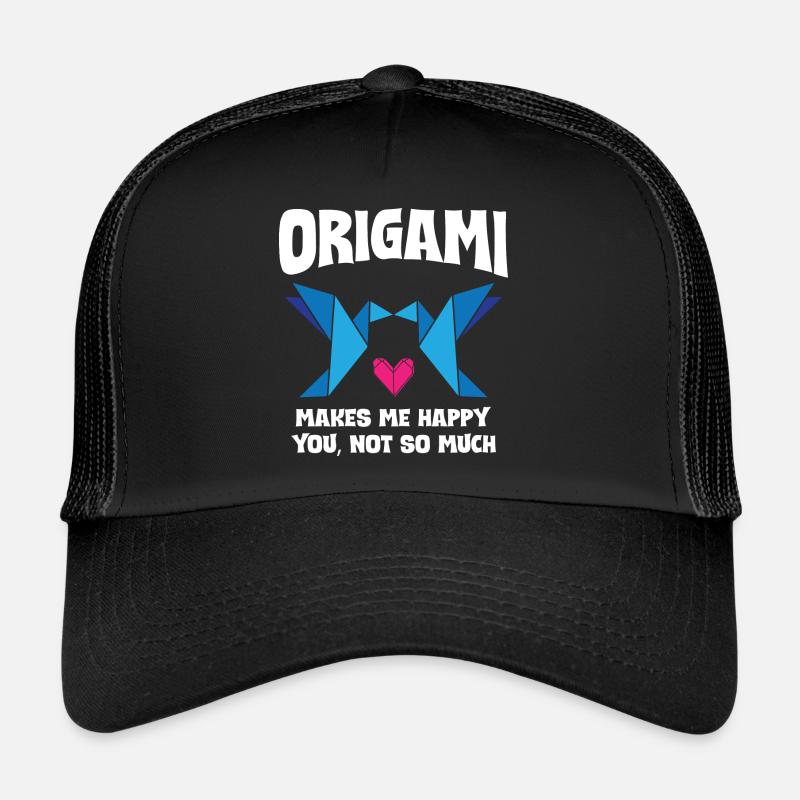 L’origami me rend heureux Casquette trucker 