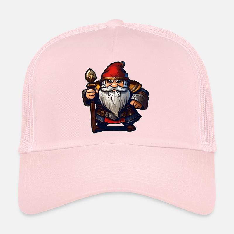 Petit nain effrayant leprechaun magicien magicien magicien Casquette trucker 