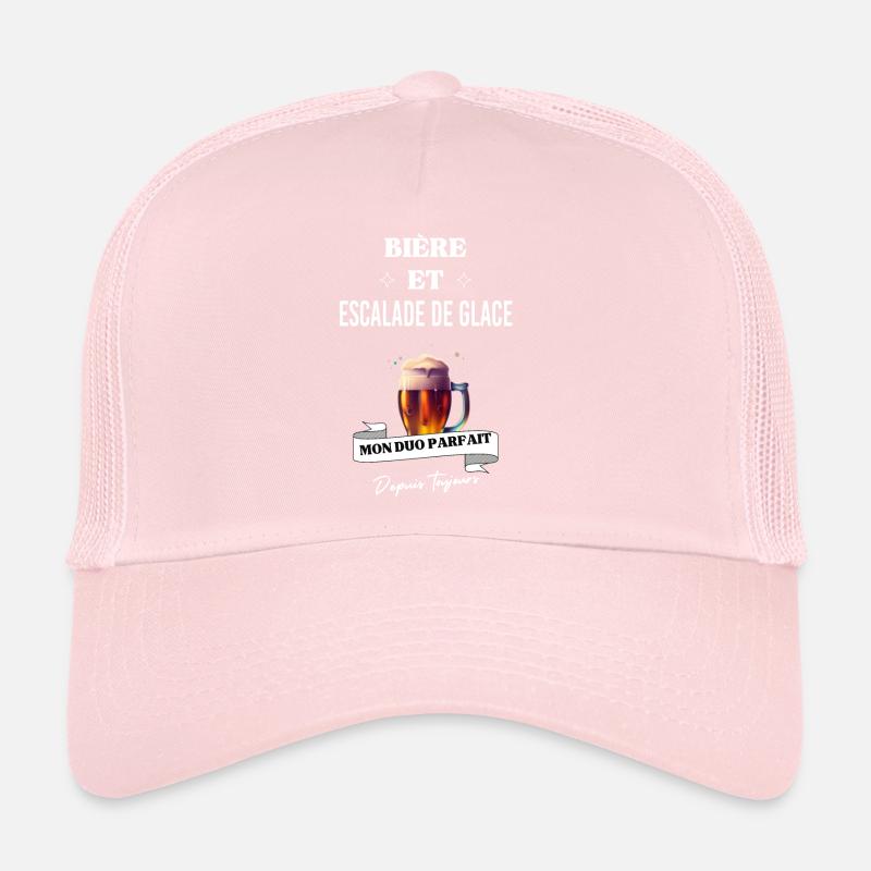 Bière Mon duo parfait depuis et escalade de glace Casquette trucker 
