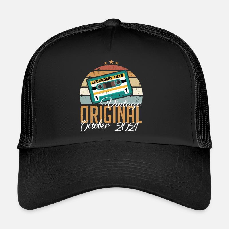 Octobre 2021 Cadeau d’anniversaire 2021 Octobre Casquette trucker 