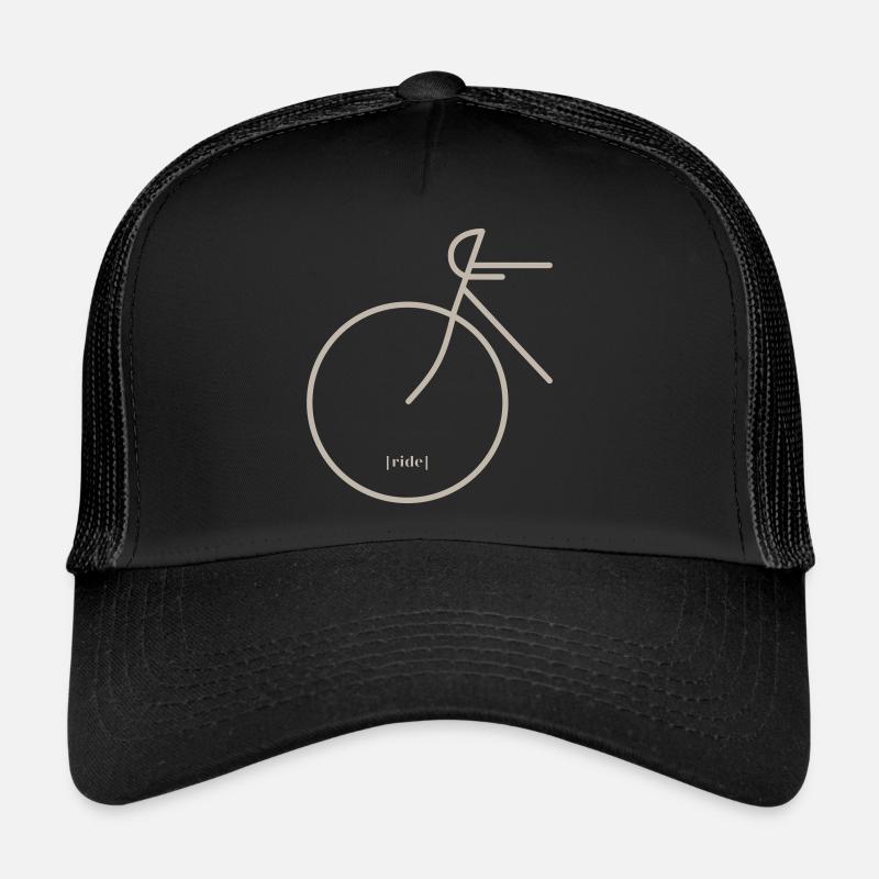 RIDE - Trucker Cap - Schwarz/Schwarz