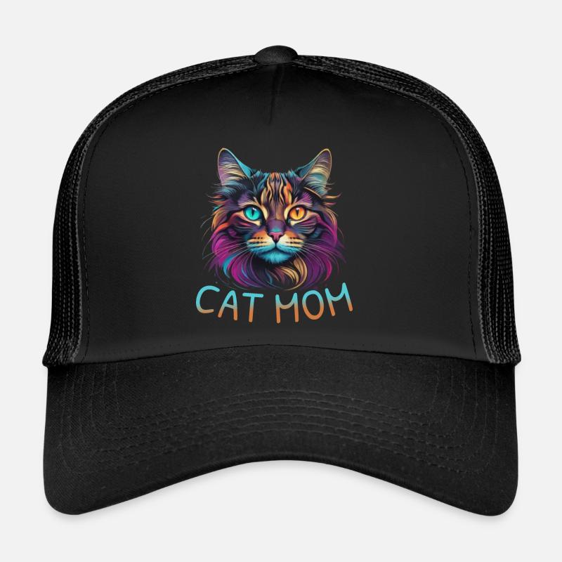 Cat Mom Trucker Cap