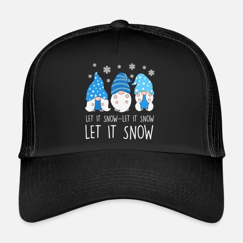 Let it snow Wichtel Trucker Cap