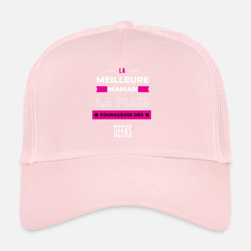 La meilleure maman plus courageuse des geeks Casquette trucker 