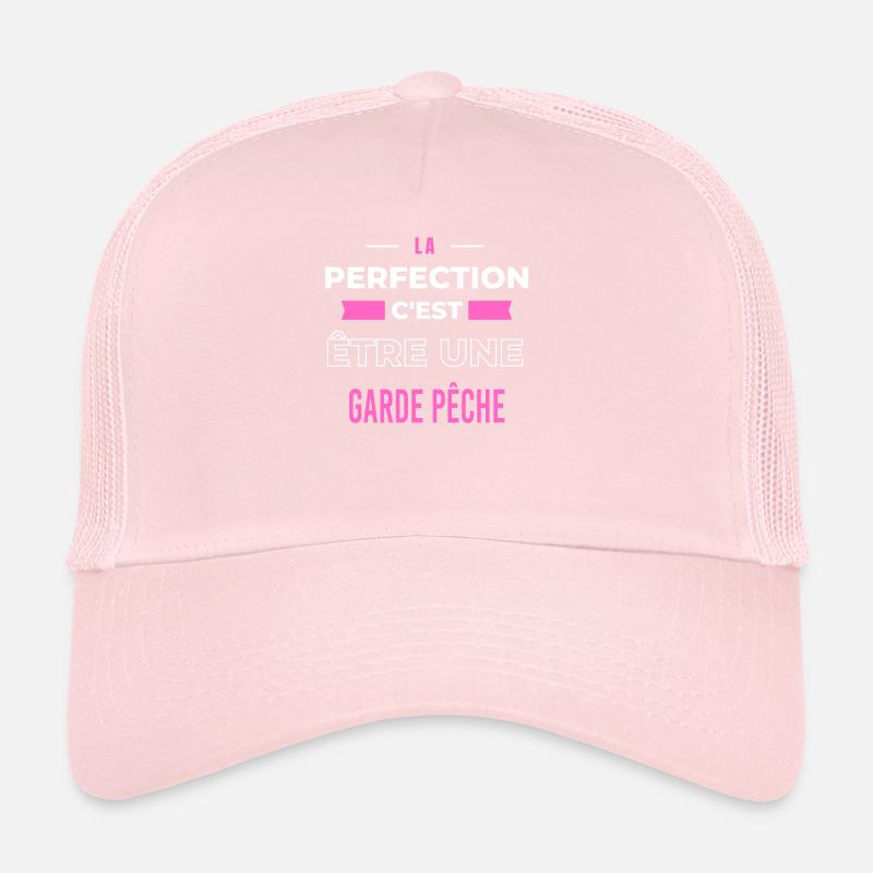 La perfection, c'est être une garde pêche Casquette trucker 