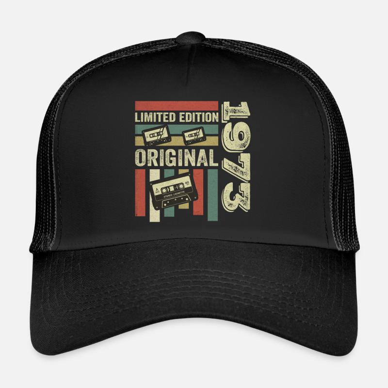 Millésime 1973 - citation d’anniversaire rétro 1973 Casquette trucker 