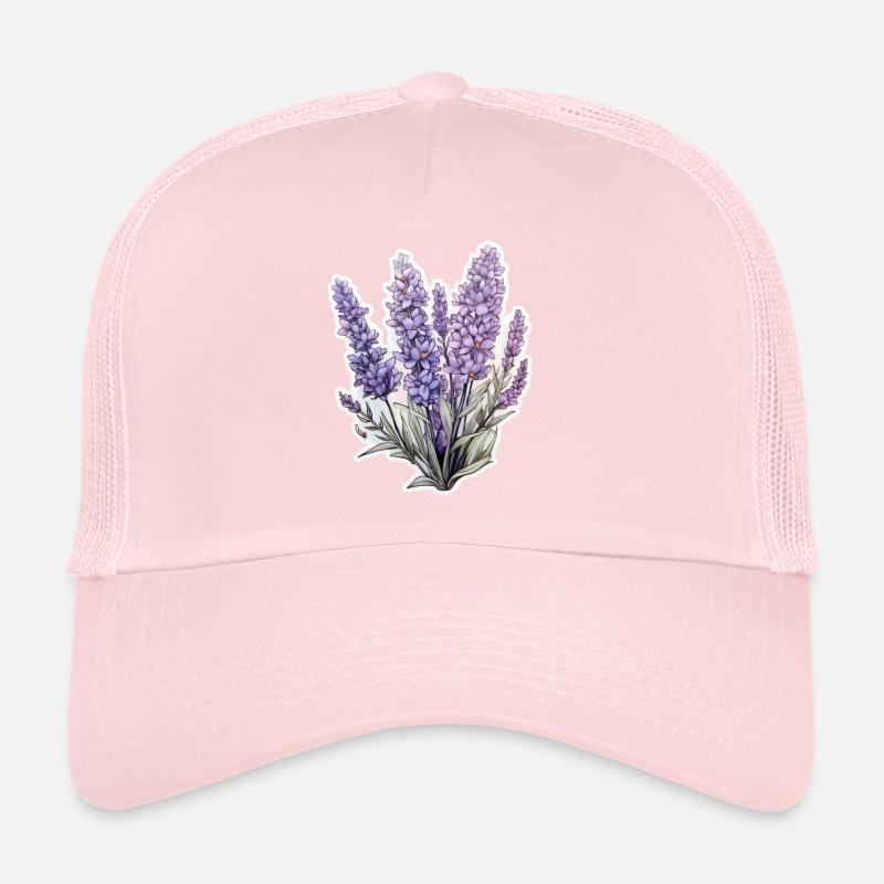 Lavande Casquette trucker 