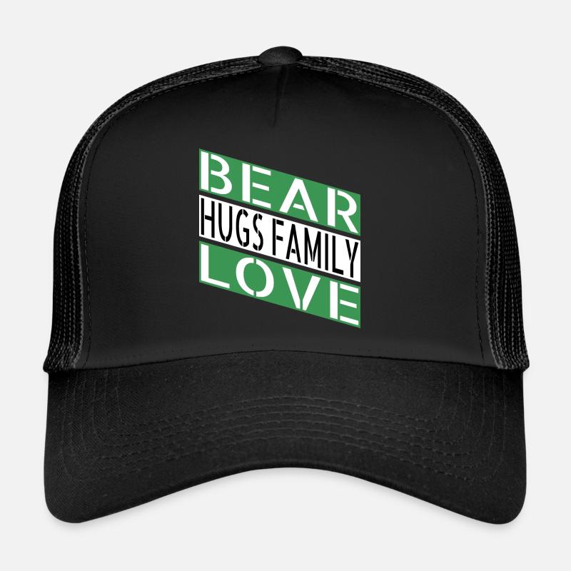 sayings fun jokes present idea bear hugs geek Trucker Cap