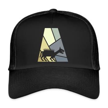Cryptozoology Mythical Animal Mythical Creatures - Trucker Cap - black/black - Front