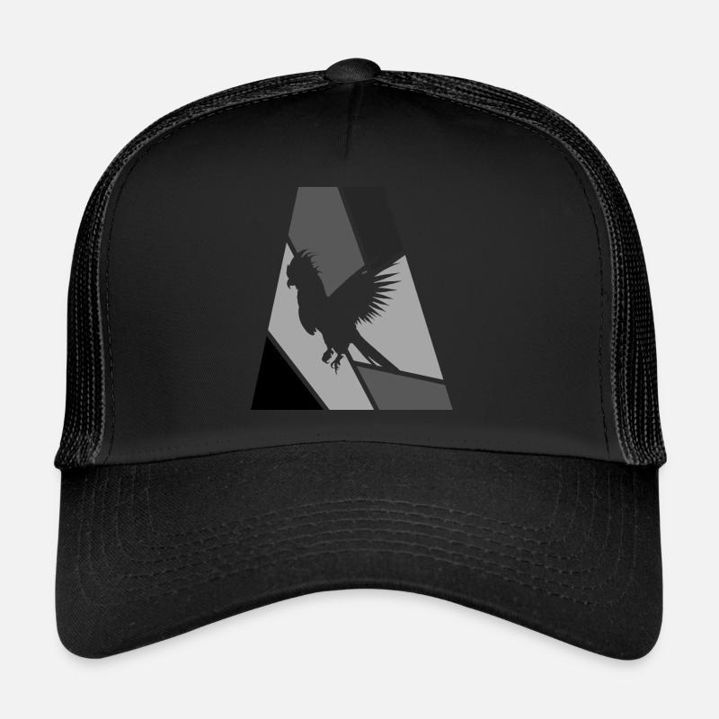 Cacatoès Oiseau Cacatoès Casquette trucker 