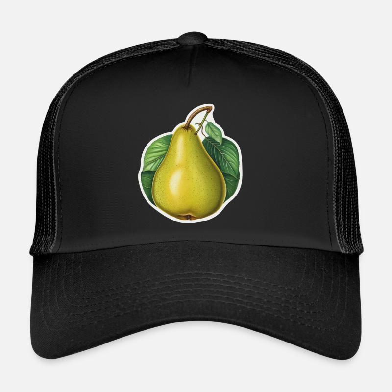 Pear with multiple leaves Trucker Cap