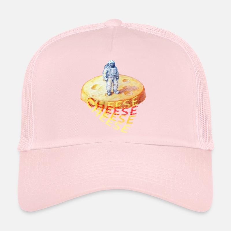 Fromage, Fromage, Astronaute sur Fromage Casquette trucker 