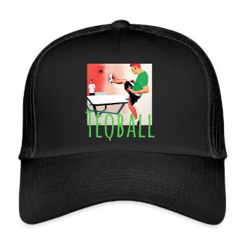 Teq,Sport, Graffiti, anime, illustration - Trucker Cap - black/black - Front