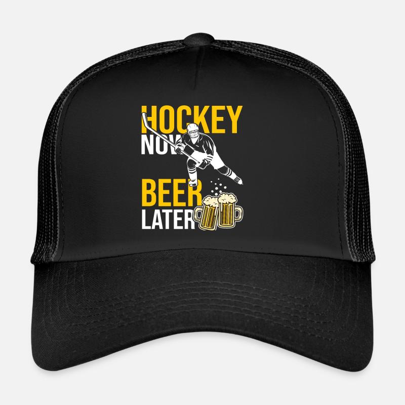 Eishockeyspieler Geschenk Bier Geschenk Trucker Cap