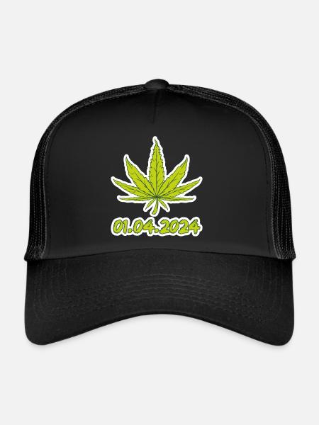01.04.2024 Deutschland - Trucker Cap - Schwarz/Schwarz