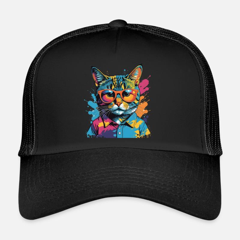 MADFOXX - CC-Cat - Trucker Cap - black/black