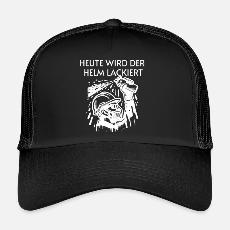 Bier - Heute wird der Helm lackiert Trinkspruch Trucker Cap