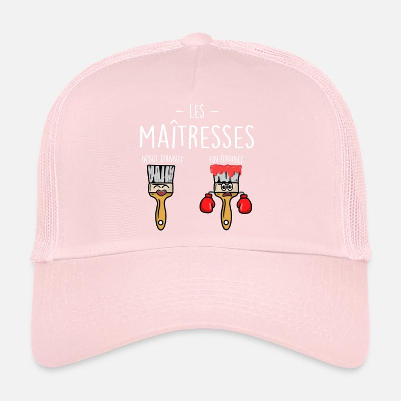 Les maîtresses en début et fin d'année Casquette trucker 