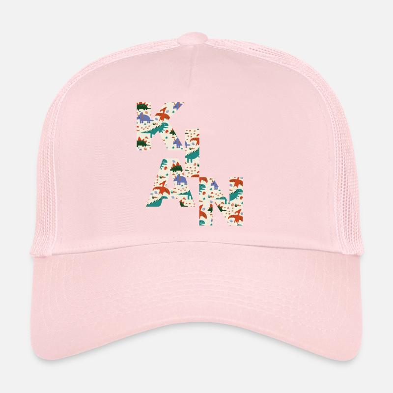 KIAN - Beautiful boy name with dinosaur Trucker Cap
