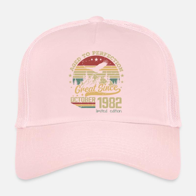 42 years old Aged to Perfection born: October 1982 Trucker Cap