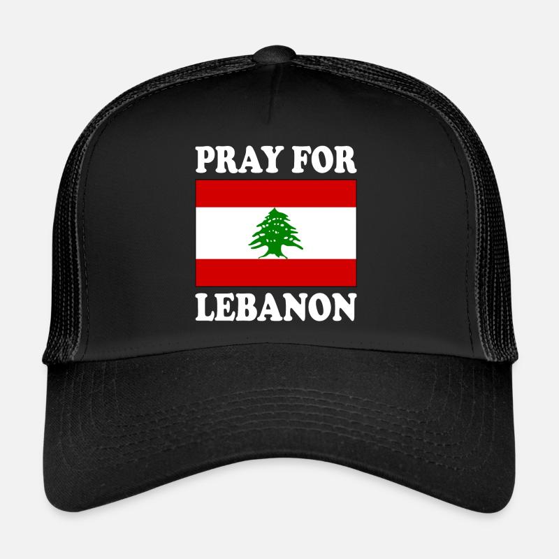 Pray for lebanon Casquette trucker 