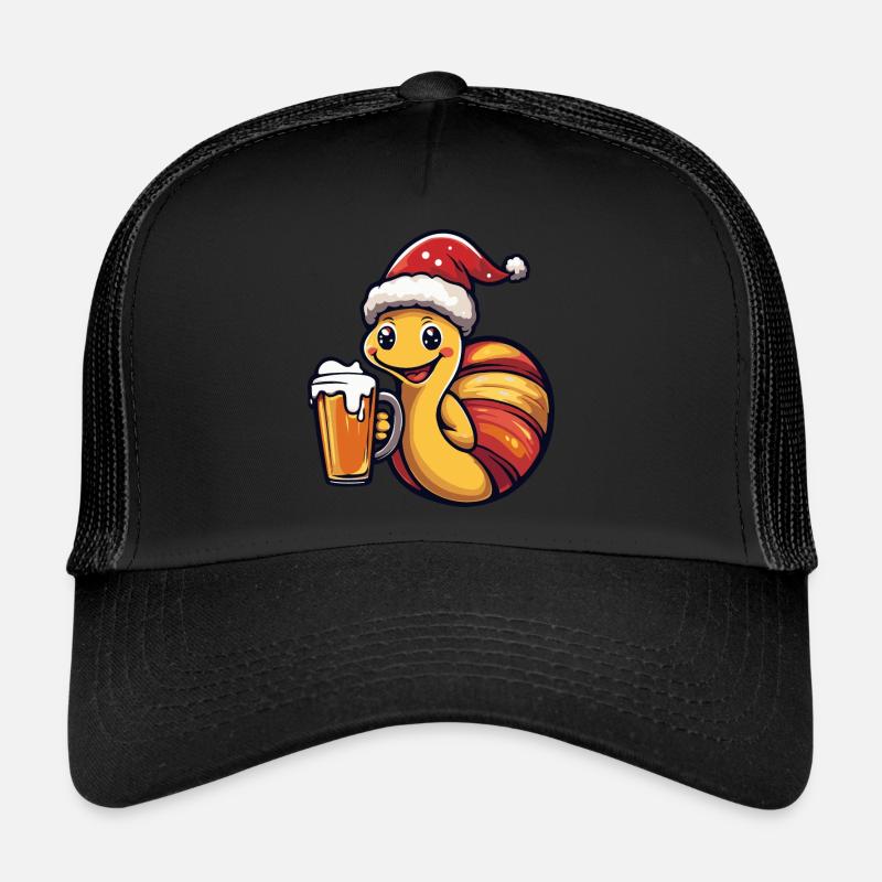 Bière de Noël Snail Casquette trucker 