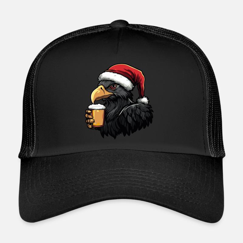 Harpyie Vogel Weihnachten Bier Trucker Cap
