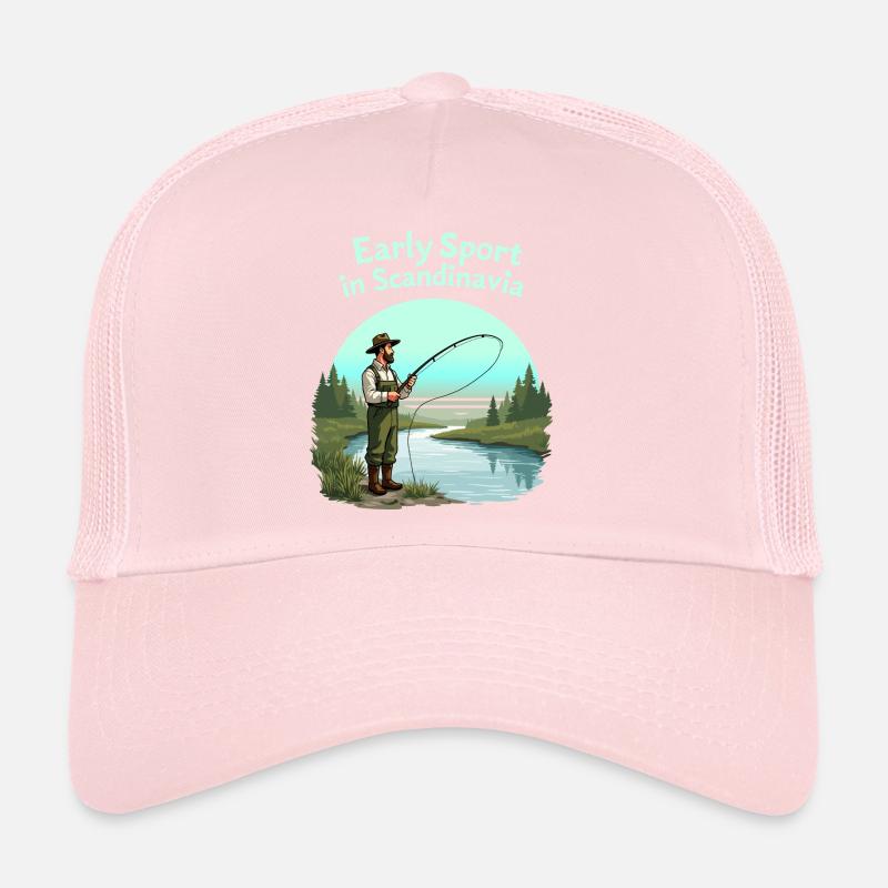 Pêche en Scandinavie Casquette trucker 