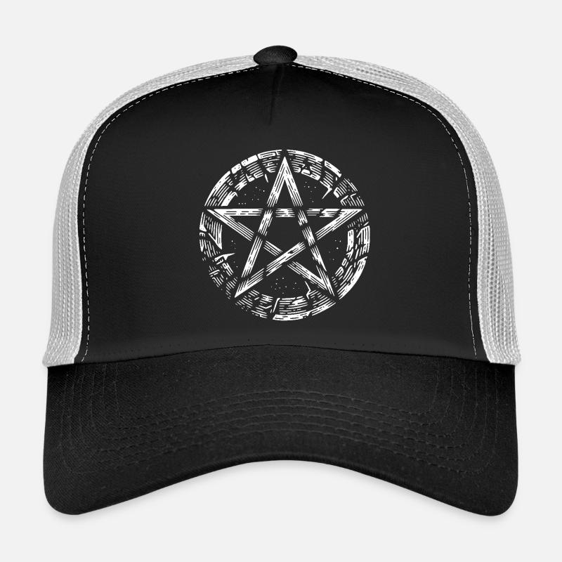 Torn Pentagram Occult Sign Trucker Cap
