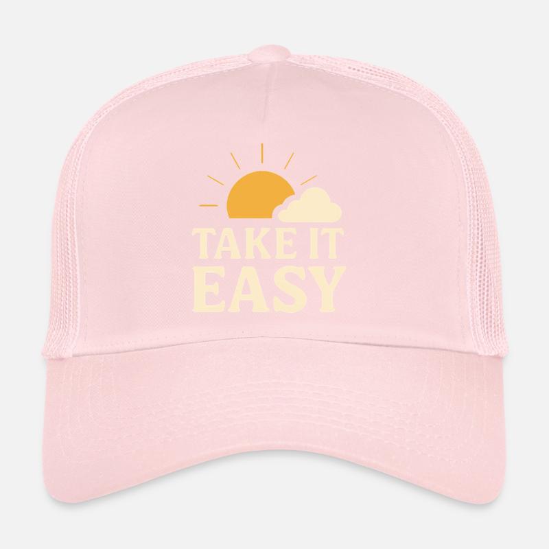 Design soleil vintage Take It Easy Casquette trucker 