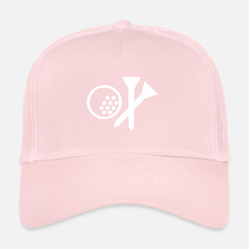 Golf Golf Ball Golf Course Golfer Trucker Cap