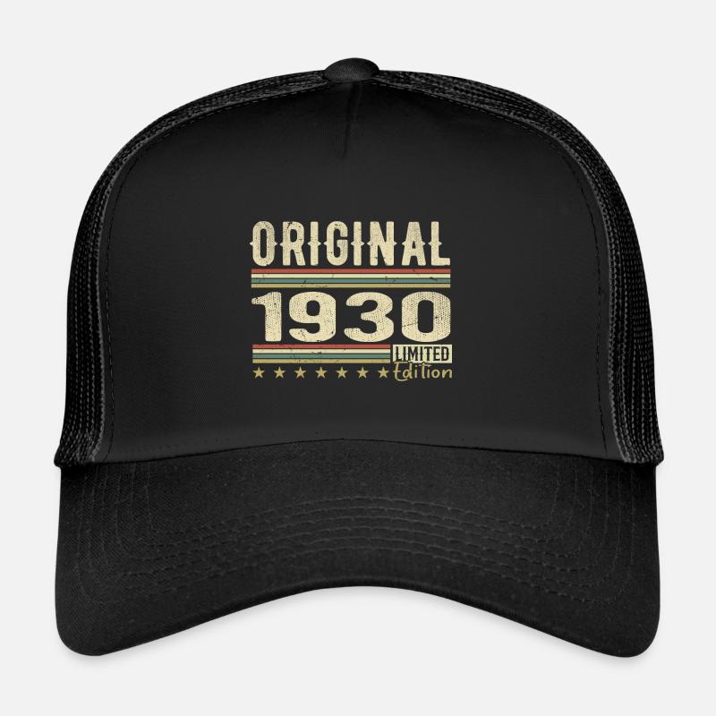 Original 1930 - Cadeau D’anniversaire Rétro 1930 Casquette trucker 