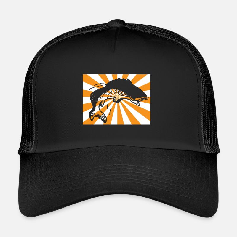 Style de poisson pêcheur Casquette trucker 