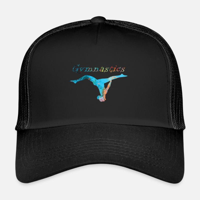 Gymnastics art - Trucker Cap - black/black