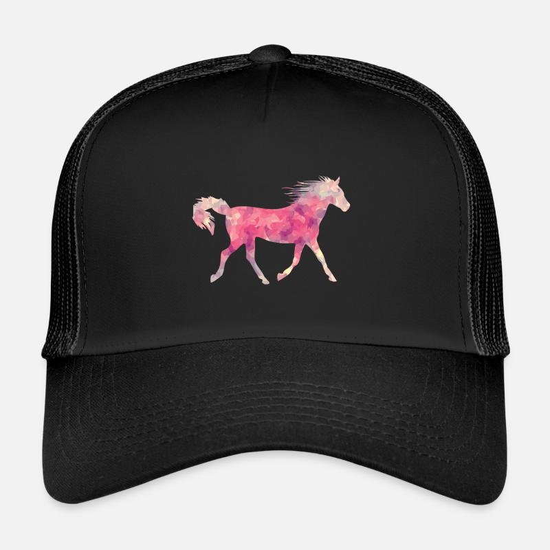 Wildpferd - Trucker Cap - Schwarz/Schwarz