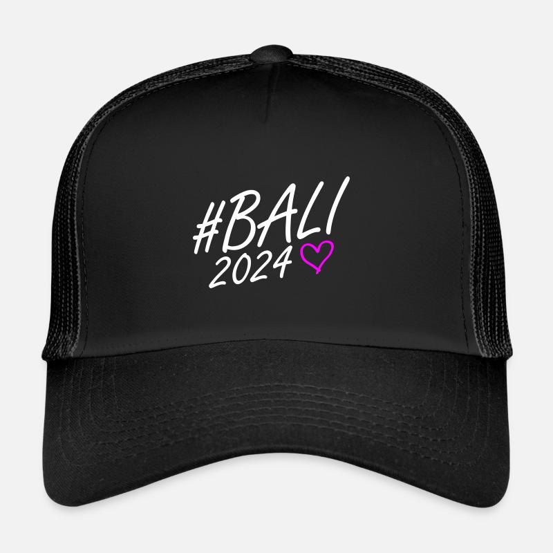 Bali 2024 Herz Reise Trucker Cap