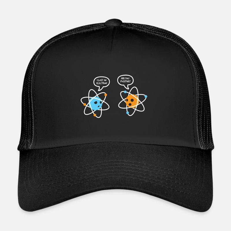 Physik Atome Ion - Trucker Cap - Schwarz/Schwarz