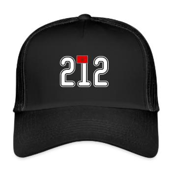 Indicatif Maroc +212 Appelle vers le Maroc - Casquette trucker  - noir/noir - Devant