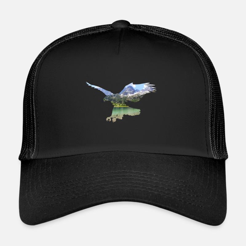Chemise Eagle Lake Mountain Mountains Fly Cloud Casquette trucker 