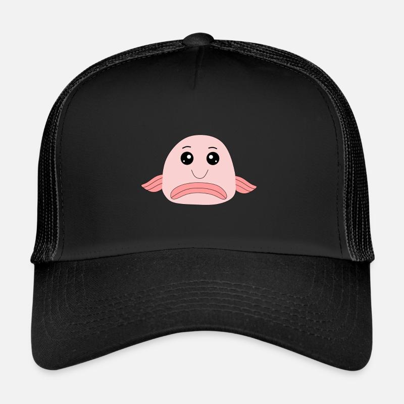Blobfisch Fisch Comic hässlicher Fisch Trucker Cap